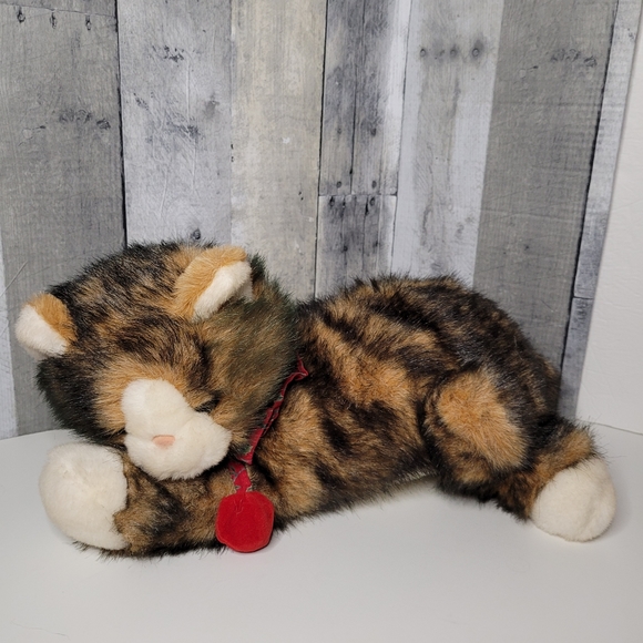 Jingle Bells Plush Calico Kitten Cat Vintage Nick and Noel for Toys R Us 1992 - Picture 15 of 16
